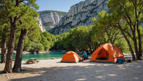 Camping dans les gorges du verdon : les 4 meilleures options