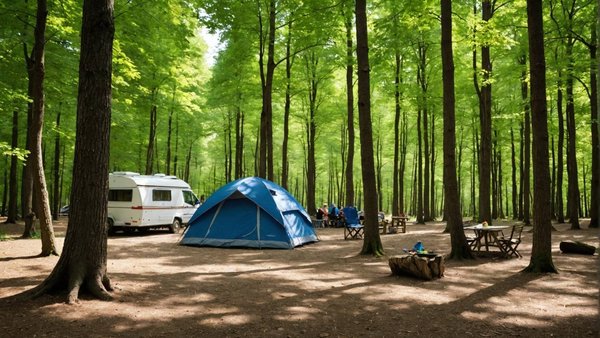 Découvrez le cadre idyllique du camping dans la drôme