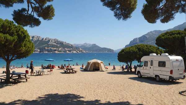 Séjour idyllique en bord de mer au camping à calvi